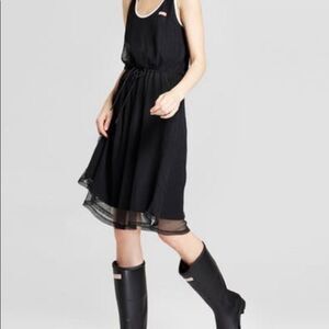 HUNTER For Target Black A Line Mesh' Dress SZ M